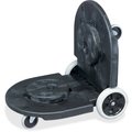 Rubbermaid Commercial Dolly, Brute Tandem, 40 Gal. Cap, 20-13/16"x45-5/16"x8-3/4", BK RCP264600BK